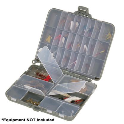 Plano Compact Side-By-Side Tackle Organizer - Grey\/Clear