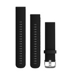 Garmin Quick Release Band (20mm) w\/Stainless Steel Hardware - Black Silicone