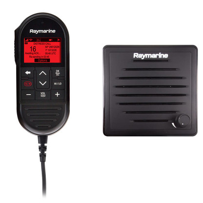 Raymarine Ray90 Wired Second Station Kit w\/Passive Speaker, RayMic Wired Handset  RayMic Extension Cable - 10M