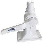 Glomex 4-Way Nylon Heavy-Duty Ratchet Mount w\/Cable Slot  Built-In Coax Cable Feed-Thru 1"-14 Thread