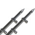 TACO 18 Deluxe Outrigger Poles w\/Rollers - Silver\/Black