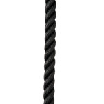 New England Ropes 3\/8" X 20 Premium Nylon 3 Strand Dock Line - Black