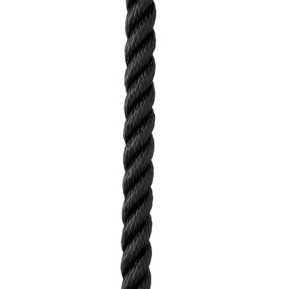 New England Ropes 3\/8" X 25 Premium Nylon 3 Strand Dock Line - Black