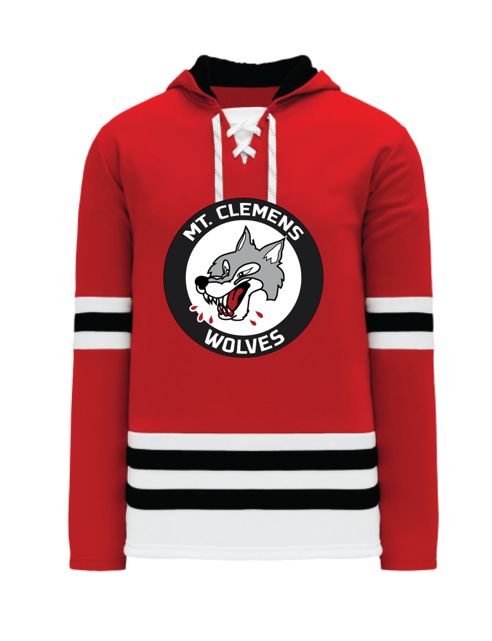 hoodie under hockey jersey