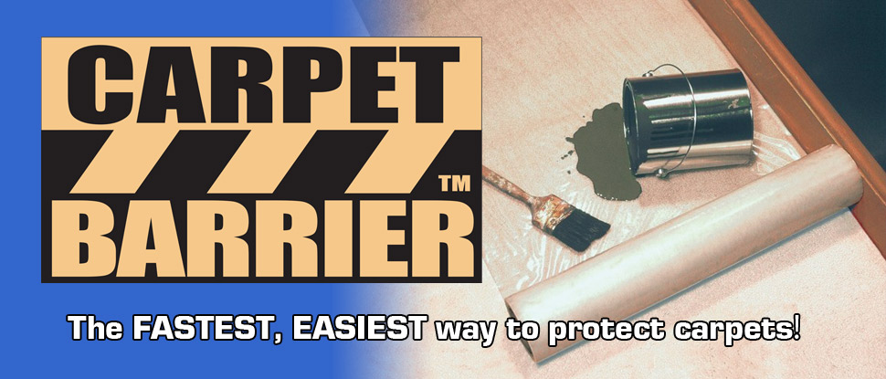 Carpet Barrier, the fastest and easiest way to protect carpets