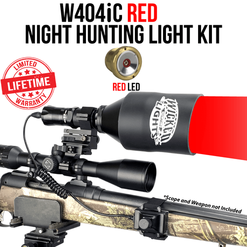 Wicked Lights W404iC Red Night Hunting Light Kit