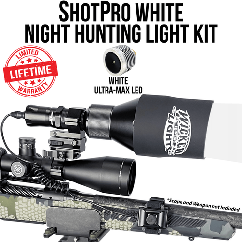 Wicked Lights ShotPro Extreme Range White Night Hunting Light Kit