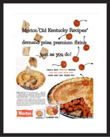 LIFE Magazine - Framed Original Ad - 1960 Morton's Cherry Pie
