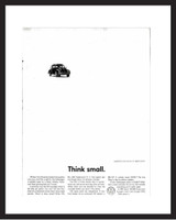 LIFE Magazine - Framed Original Ad - 1960 VW Bug