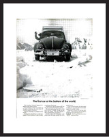 LIFE Magazine - Framed Original Ad - 1965 VW Bug