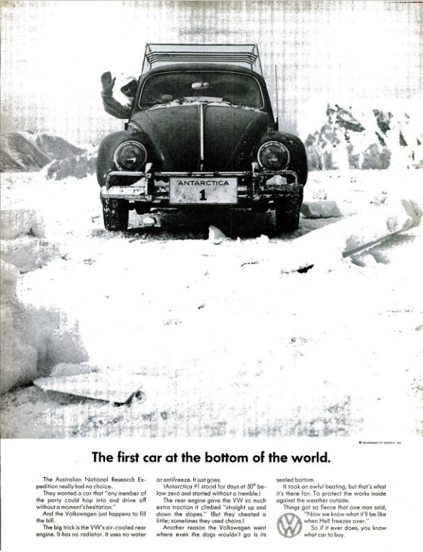 LIFE Magazine - Framed Original Ad - 1965 VW Bug
