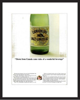 LIFE Magazine - Framed Original Ad - 1965 Canadian Ginger Ale