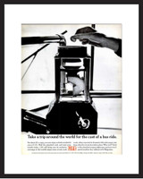 LIFE Magazine - Framed Original Ad - 1965 Ad for LIFE
