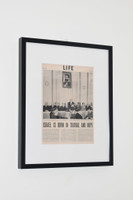 Rare! LIFE Magazine - Framed Historic Page - 1948 Israel's Declaration of Independence