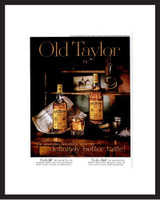 LIFE Magazine - Framed Original Ad - 1960 Old Taylor Bourbon