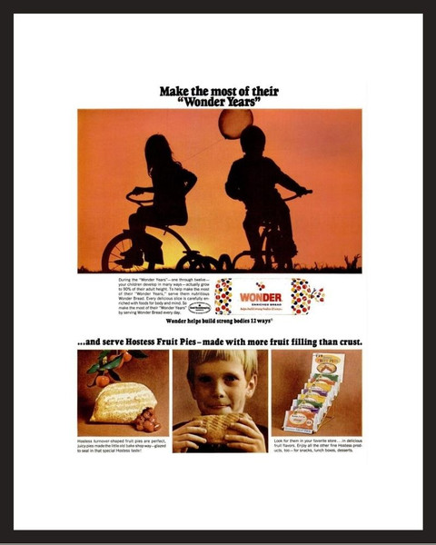 LIFE Magazine - Framed Original Ad - 1967 Wonder Bread Ad