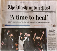 A Time To Heal - Washington Post - November 8, 2020