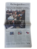 Race Hangs in Balance - New York Times - November 9, 2016