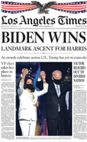 Biden Wins - Los Angeles Times - November 8, 2020