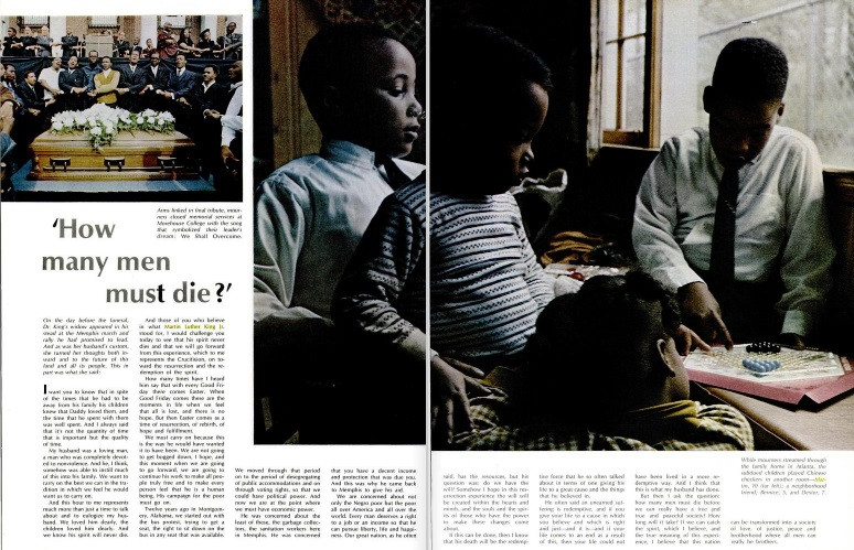 LIFE Magazine April 19, 1968 - Funeral of Martin Luther King