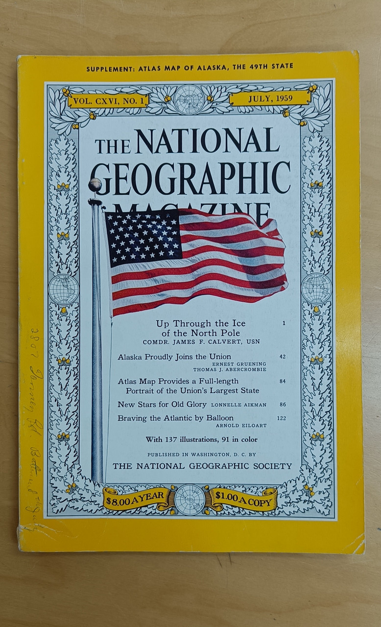 National Geographic - July 1959 - Alaska Now the 49th State