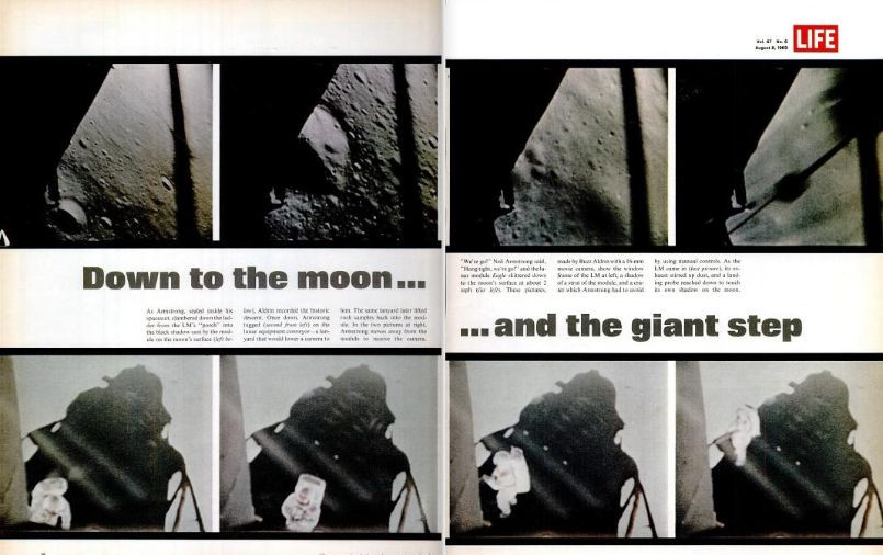 LIFE Magazine - August 8, 1969 - Apollo 11 - On the Moon