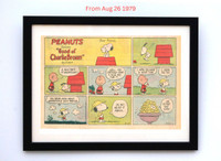 Peanuts by Charles Schultz - Framed Vintage Charlie Brown Comics