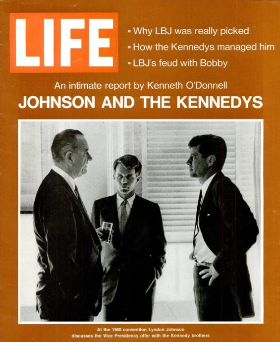 JFK, RFK, & LBJ - Framed Vintage LIFE Magazine Cover