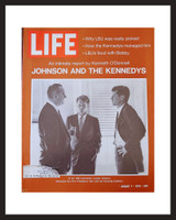 JFK, RFK, & LBJ - Framed Vintage LIFE Magazine Cover - August 1970