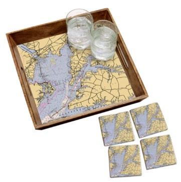Available with Matching Marble Coaster Set