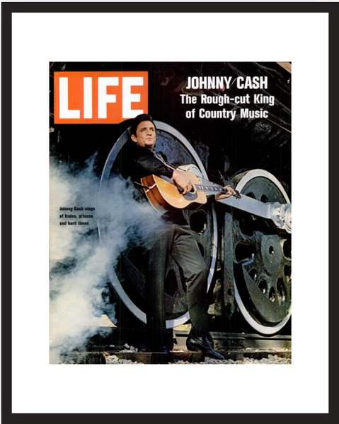 LIFE Magazine - Framed Historic Cover - Johnny Cash in 1969