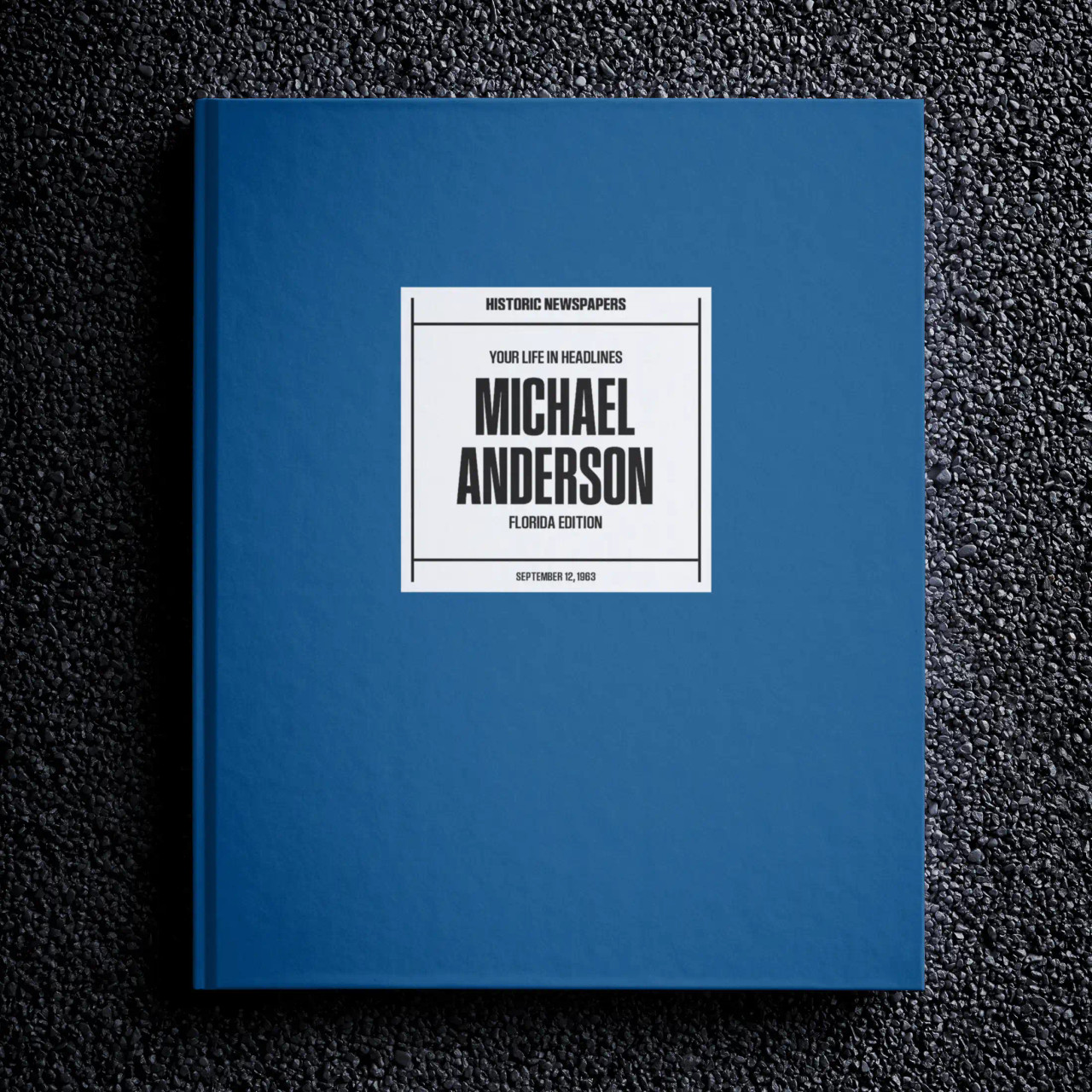 State of Florida Birthday Newspaper Book
