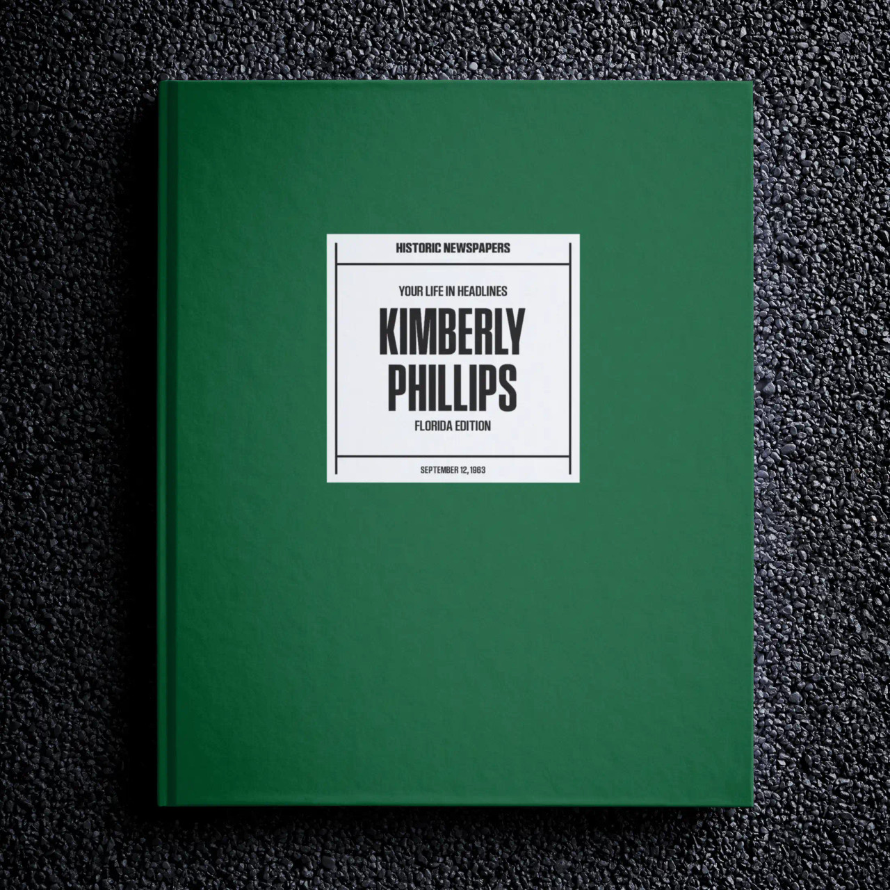 State of Florida Birthday Newspaper Book
