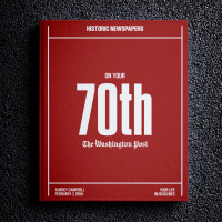 70th Birthday - Milestone Newspaper Book