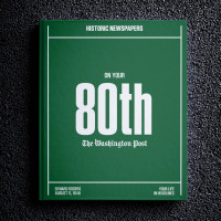 80th Birthday - Milestone Newspaper Book