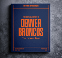 Denver Broncos Fan - Personalized Team Book