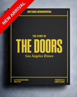The Doors - Los Angeles Times Newspaper Book