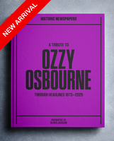 A Tribute to Ozzy Osbourne - Personalized Newspaper Book