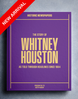 The Story of Whitney Houston - A Personalized Newspaper Book