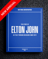 The Story of Elton John - A Personalized Newspaper Book