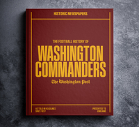 Commanders Fan - Personalized Team Book
