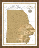 Old Map of Iowa