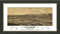 Old Map of Los Angeles