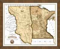 Old Map of Minnesota