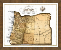Old Map of Oregon
