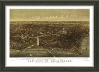 Old Map of Washington DC