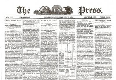 Custer's Last Stand Historic Newspaper Set
