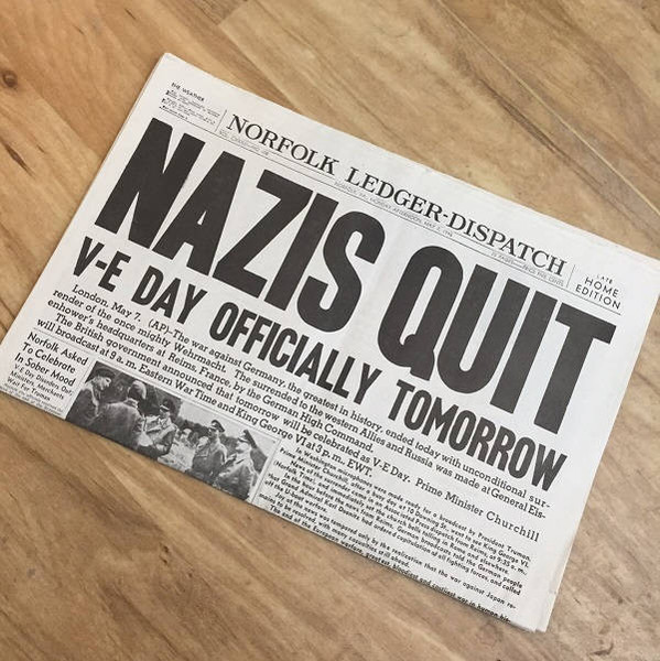 Germany Surrenders Newspaper