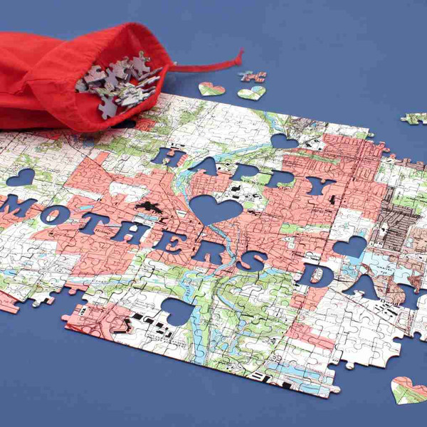 Mother's Day Map Puzzle