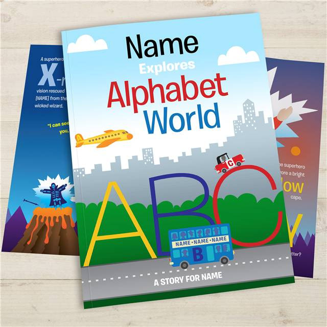 Personalized Kids Alphabet Book